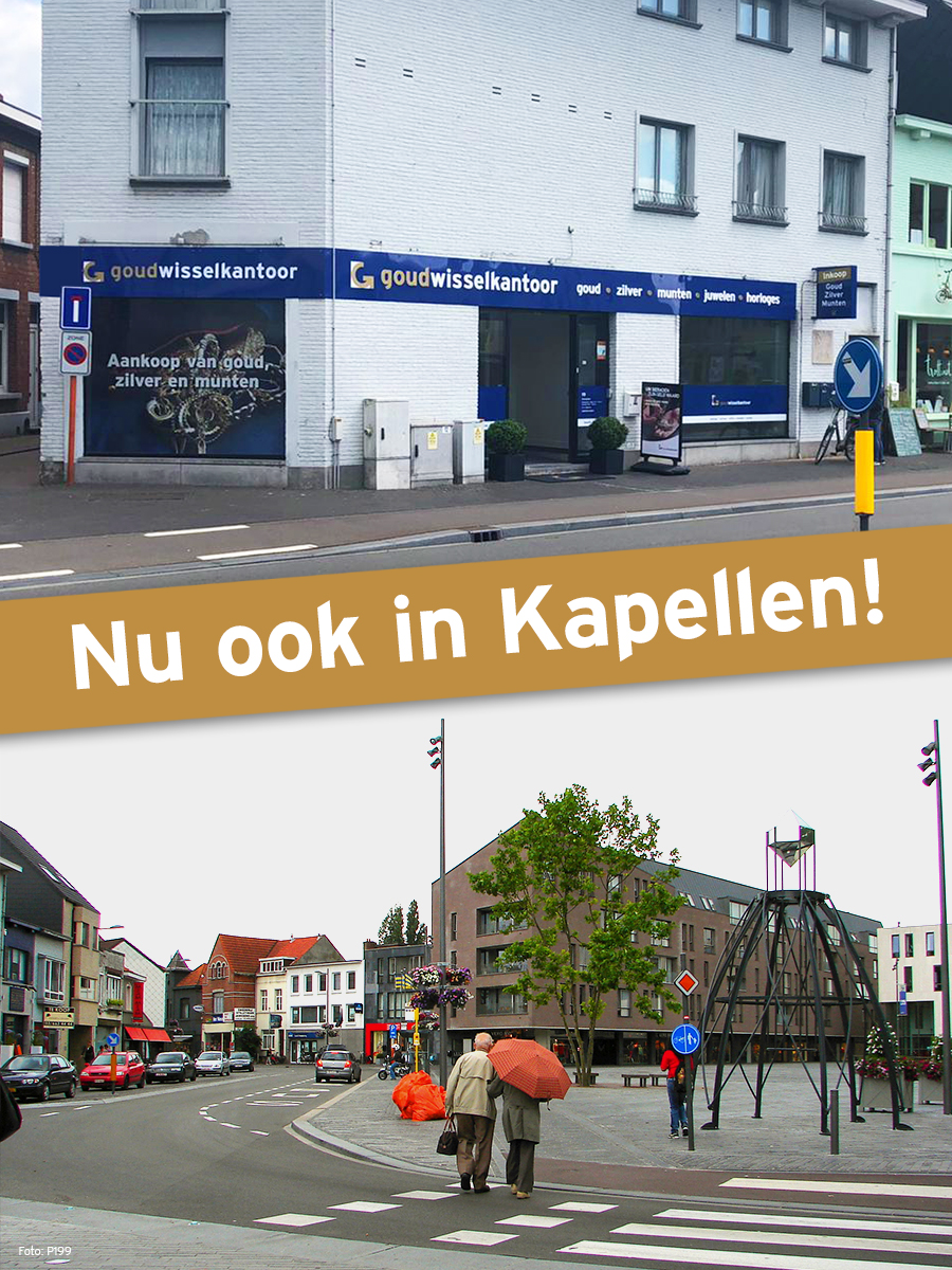 Nieuw Goudwisselkantoor in Kapellen