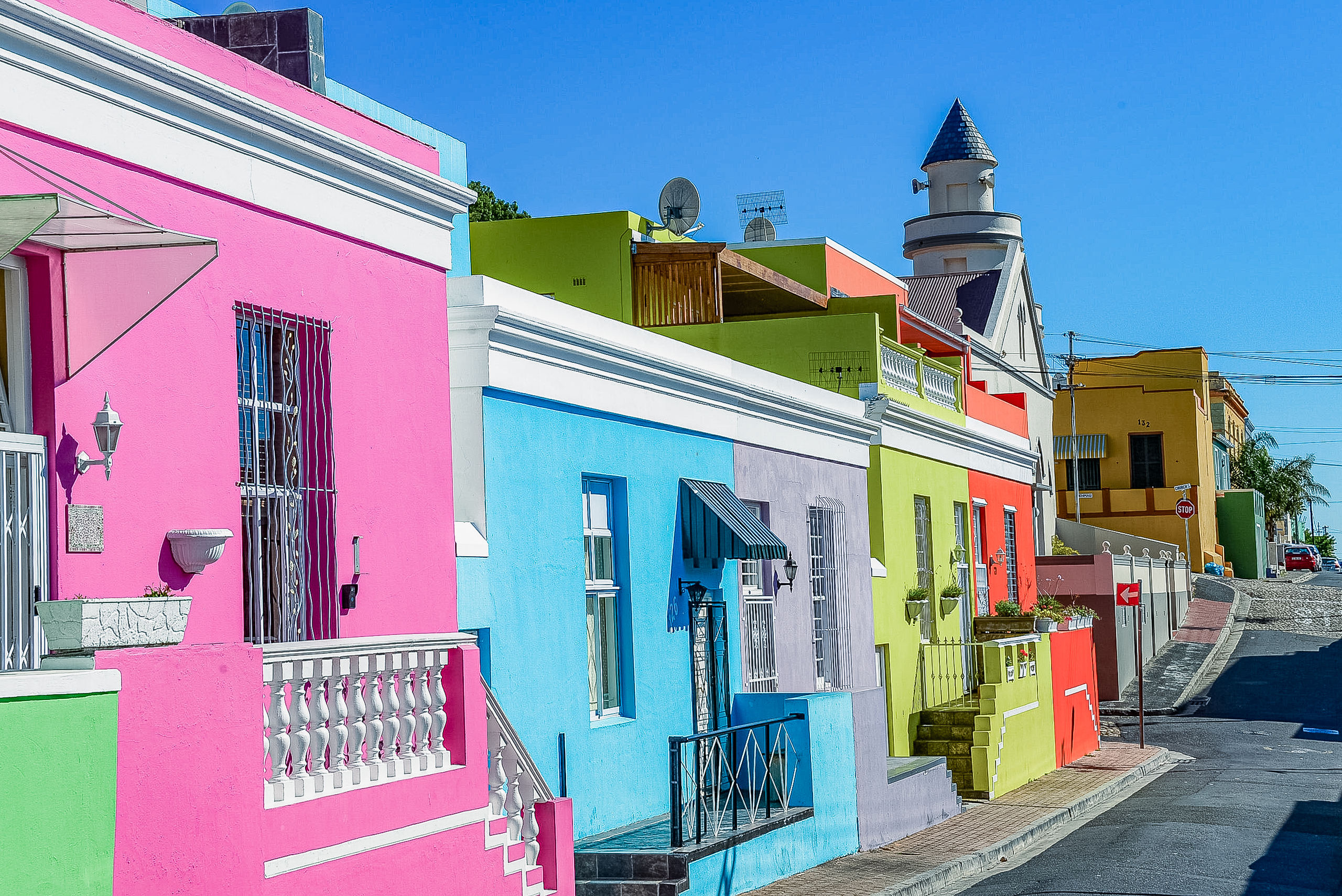 Kleurrijke huisjes Zuid-Afrika