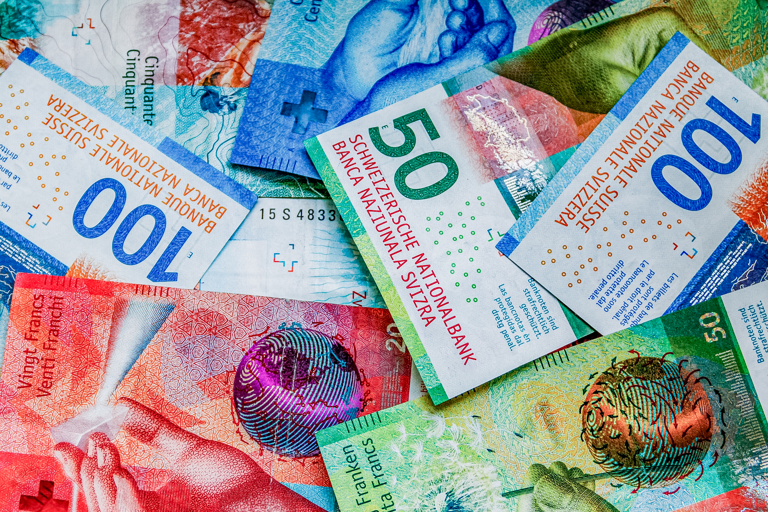 Background,Of,The,Different,Swiss,Francs,Banknotes