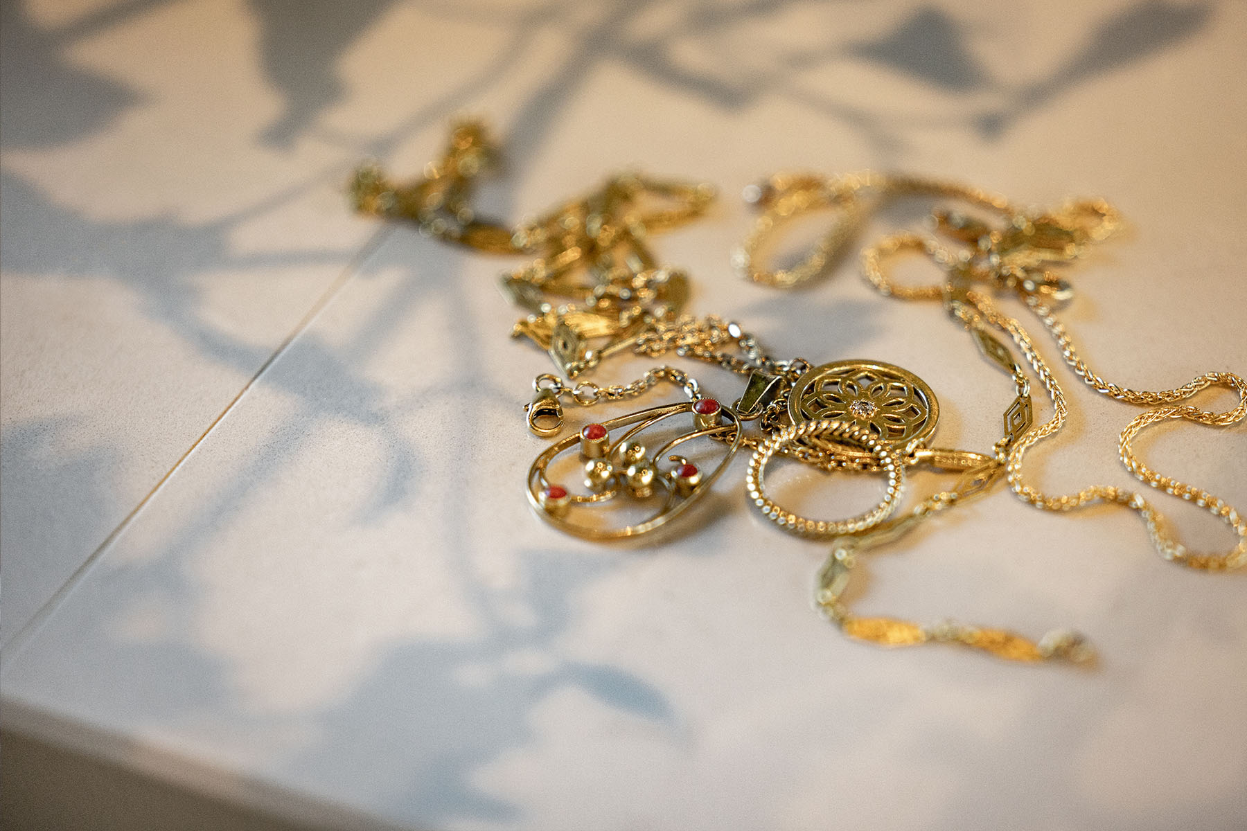 Gouden sieraden verpanden