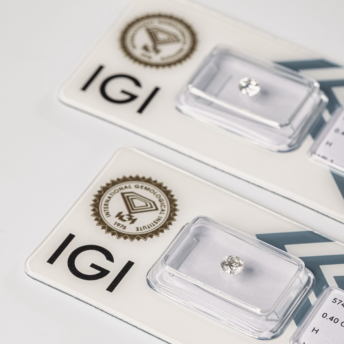 Diamanten met IGI certificaat