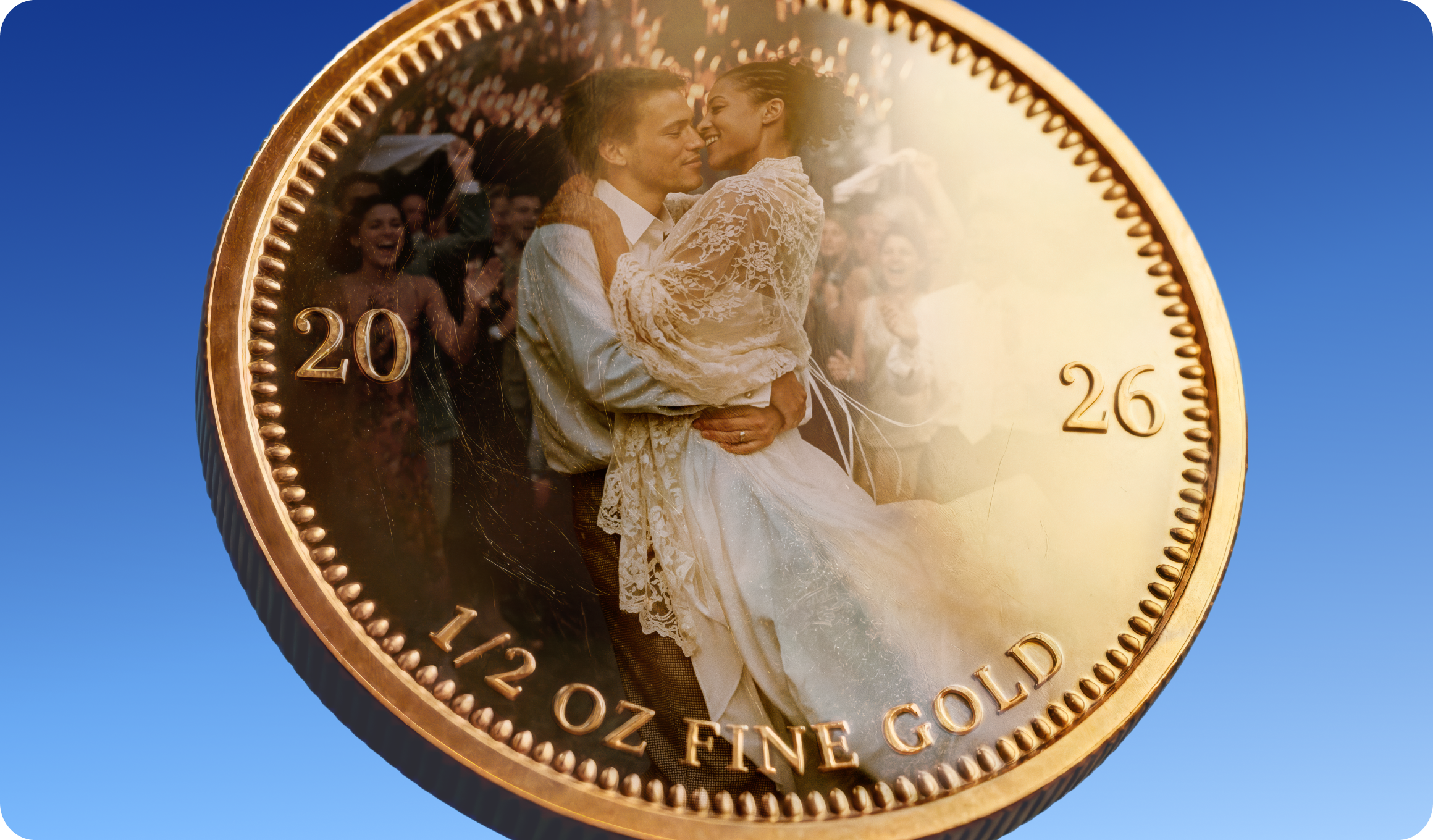 Een gouden munt voor een bijzonder moment