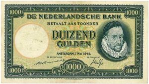 1000 gulden 1945 Willem de Zwijger - Goudwisselkantoor