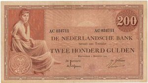 200 gulden 1921 Grietje Seel - Goudwisselkantoor