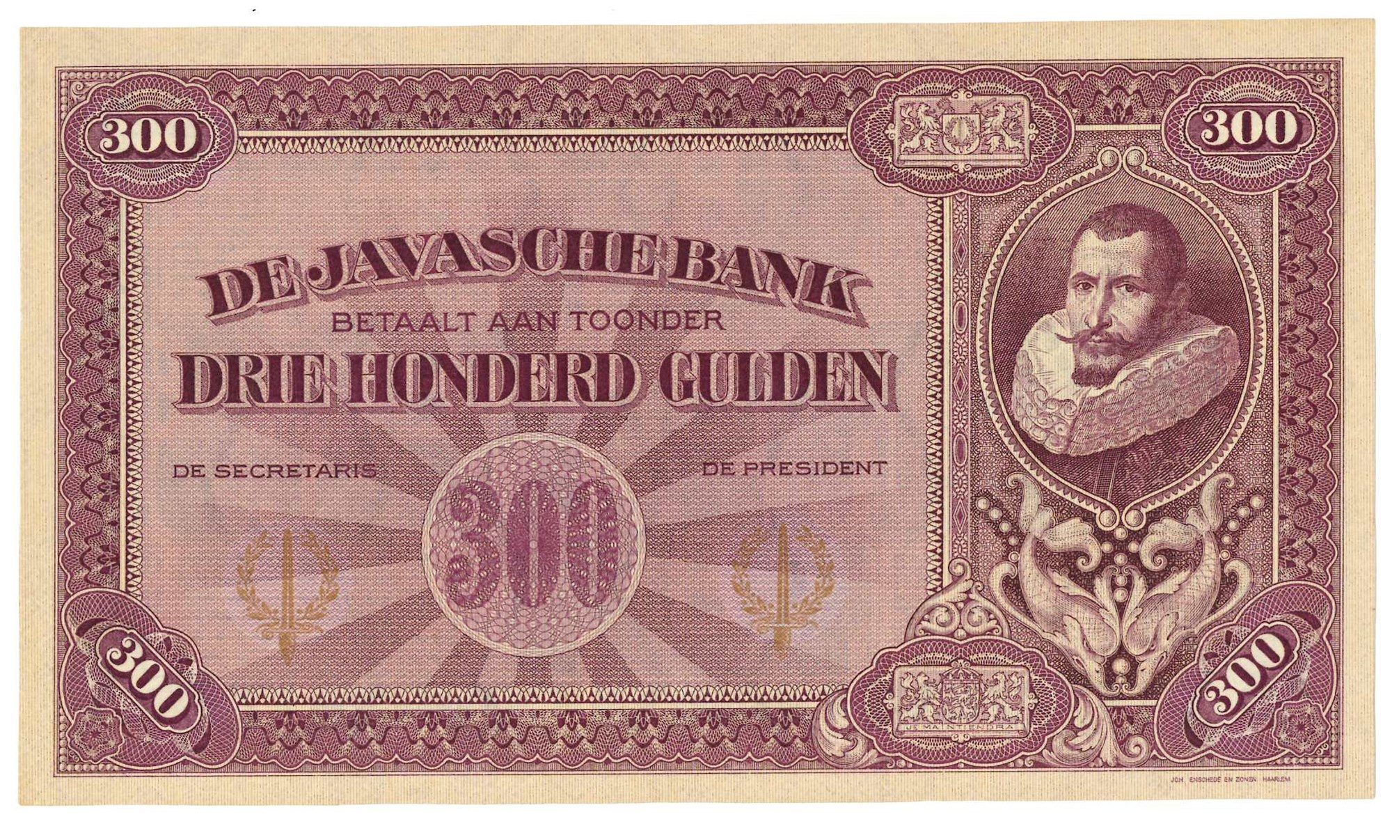 300 gulden 1925 Nederlands-Indië